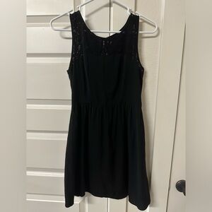 American Eagle black keyhole lace dress size 2